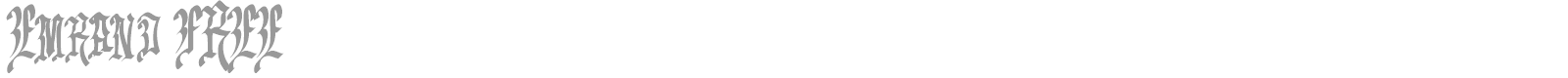 Emrand font preview